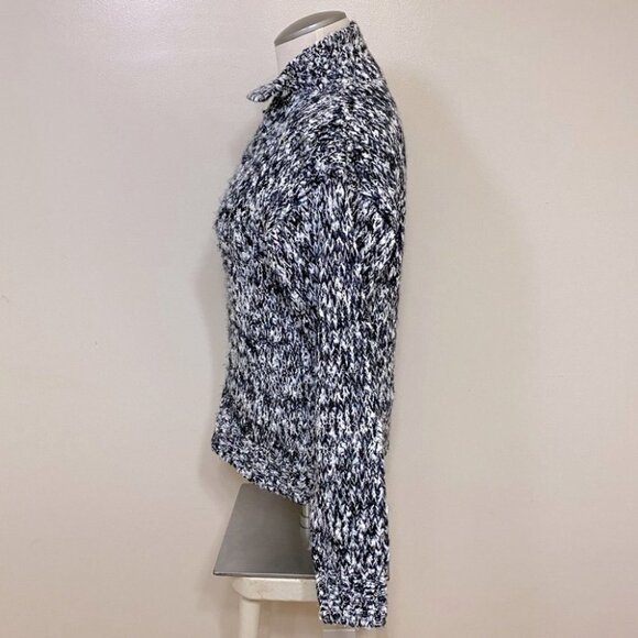 Vintage Cadogan Court Sportswear White  Confetti Mock Neck Sweater M - Picture 3 of 9